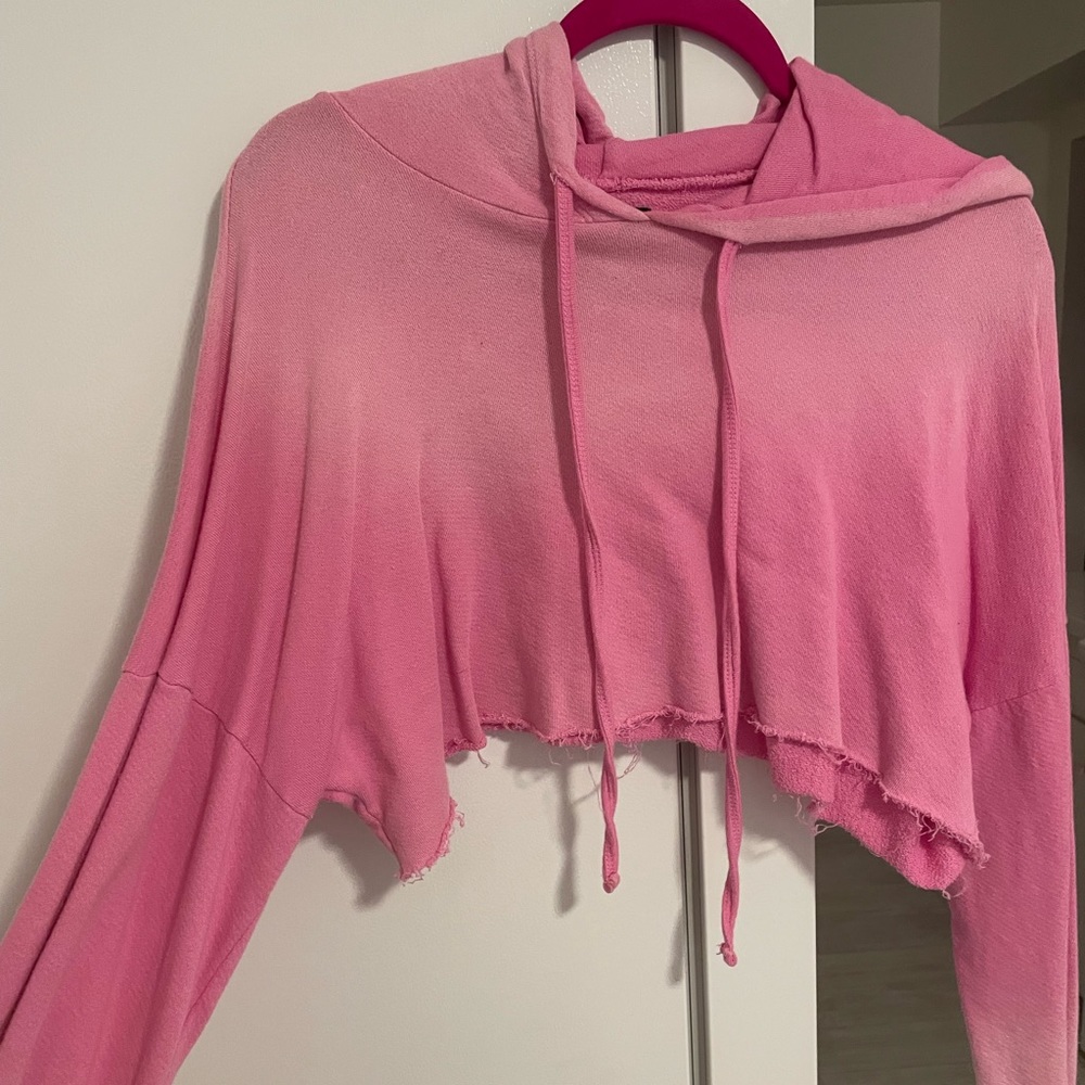 Michael Lauren Pink ombre hoodie